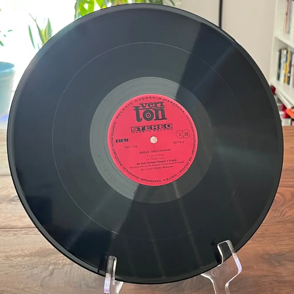 Missae Gregorianae Vinyl LP Veriton SXV-718 Poland - Picture 4 of 7
